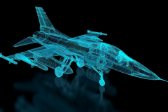 Jet Fighter Aircraft  Mesh